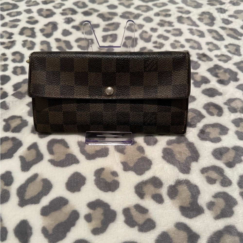 Louis Vuitton Checkerboard Brown Long Wallet
